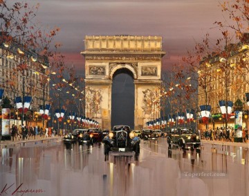 Arco de Triunfo Kal Gajoum París Pinturas al óleo